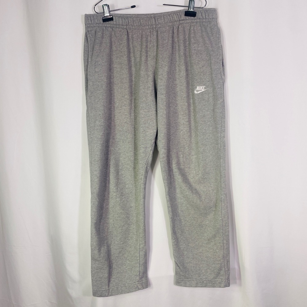 Nike Sportswear Essential Fleece Sweatpants Women's XXL 2XL Heather Grey Joggers